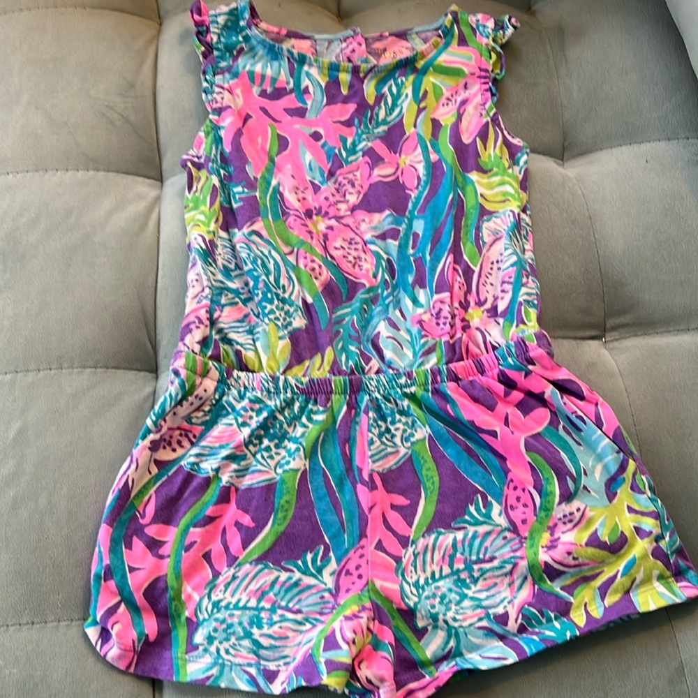 Lilly Pulitzer Girl’s Romper. Size S (4-5).